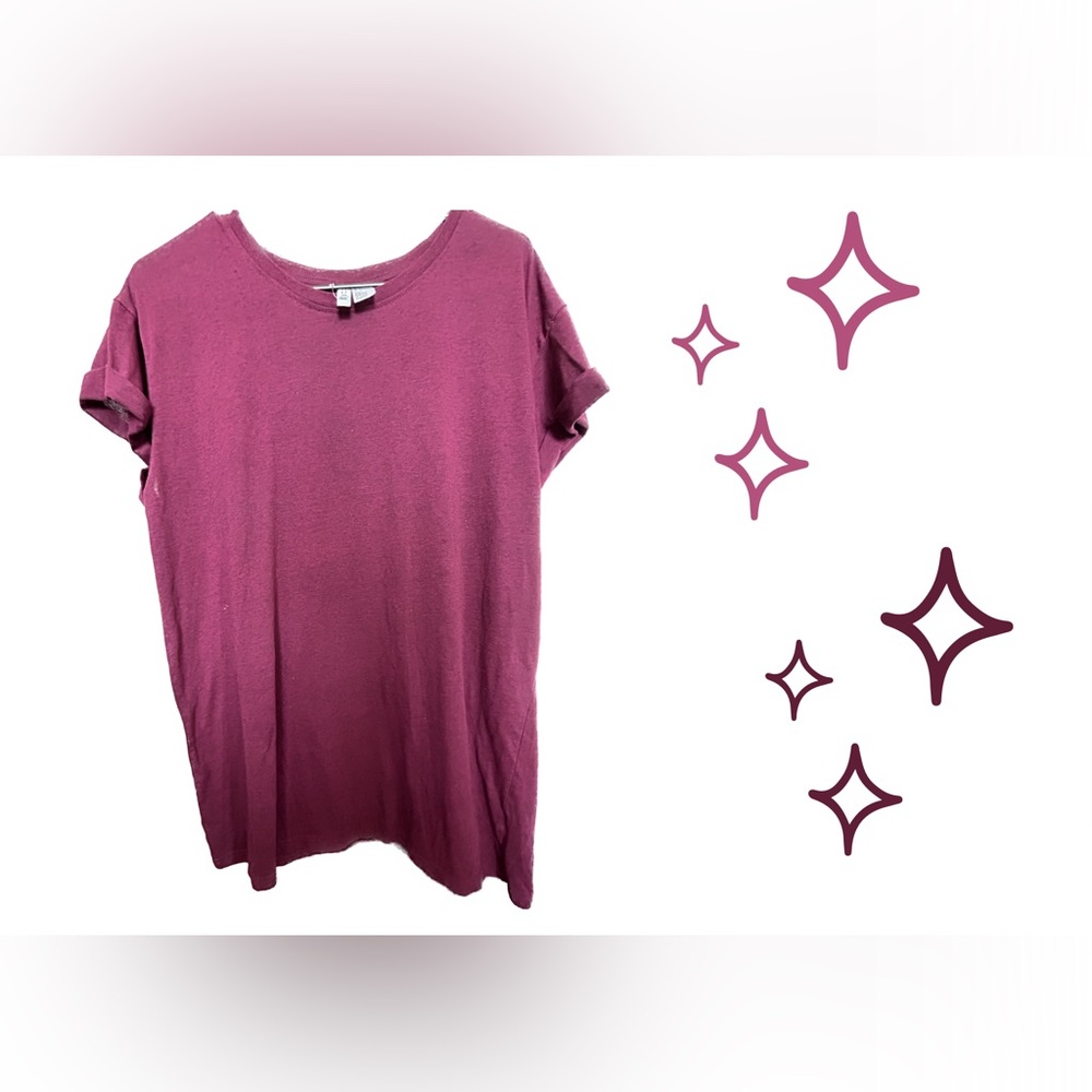 H&M oversized basic tee ❤️